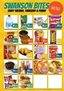 Swanson Bites Menu